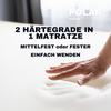 Hochwertige Wendematratze 2 in 1 (hart & weich) - Rehahub POLAR Matratze - Reharaum