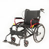 Leichter manueller Rollstuhl Antar AT52324 SB 46, faltbar mit Bremse für Begleitperson bis 100kg