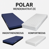 Hochwertige Wendematratze 2 in 1 (hart & weich) - Rehahub POLAR Matratze - Reharaum