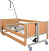 Standard Pflegebett AKS L4  - Liegefläche Metallgitter - Seitengitter Holz